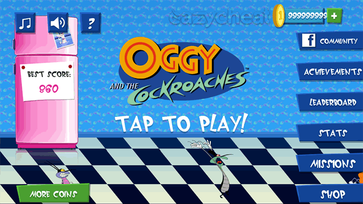 Oggy Unlimited Coin Cheat v1.3.1 Oggy Unlimited Coin Cheat v1.3.1