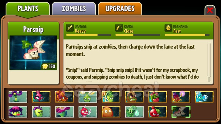 Plants Vs Zombies 2 Cheats