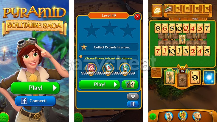 Pyramid Solitaire Saga Cheats