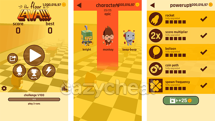 The Floor Is Lava All Characters Unlocked The Floor Is Lava All Characters Unlocked